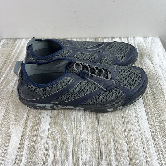 Olukai Eleu Trainer Water Shoes Mens 10 Blue Quick Dry Mesh Bungee 10284-26DE - Picture 6 of 16